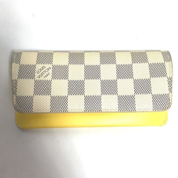 LOUIS VUITTON Damier Azur Etui Lunette Woody glasses sunglasses case - Picture 1 of 13